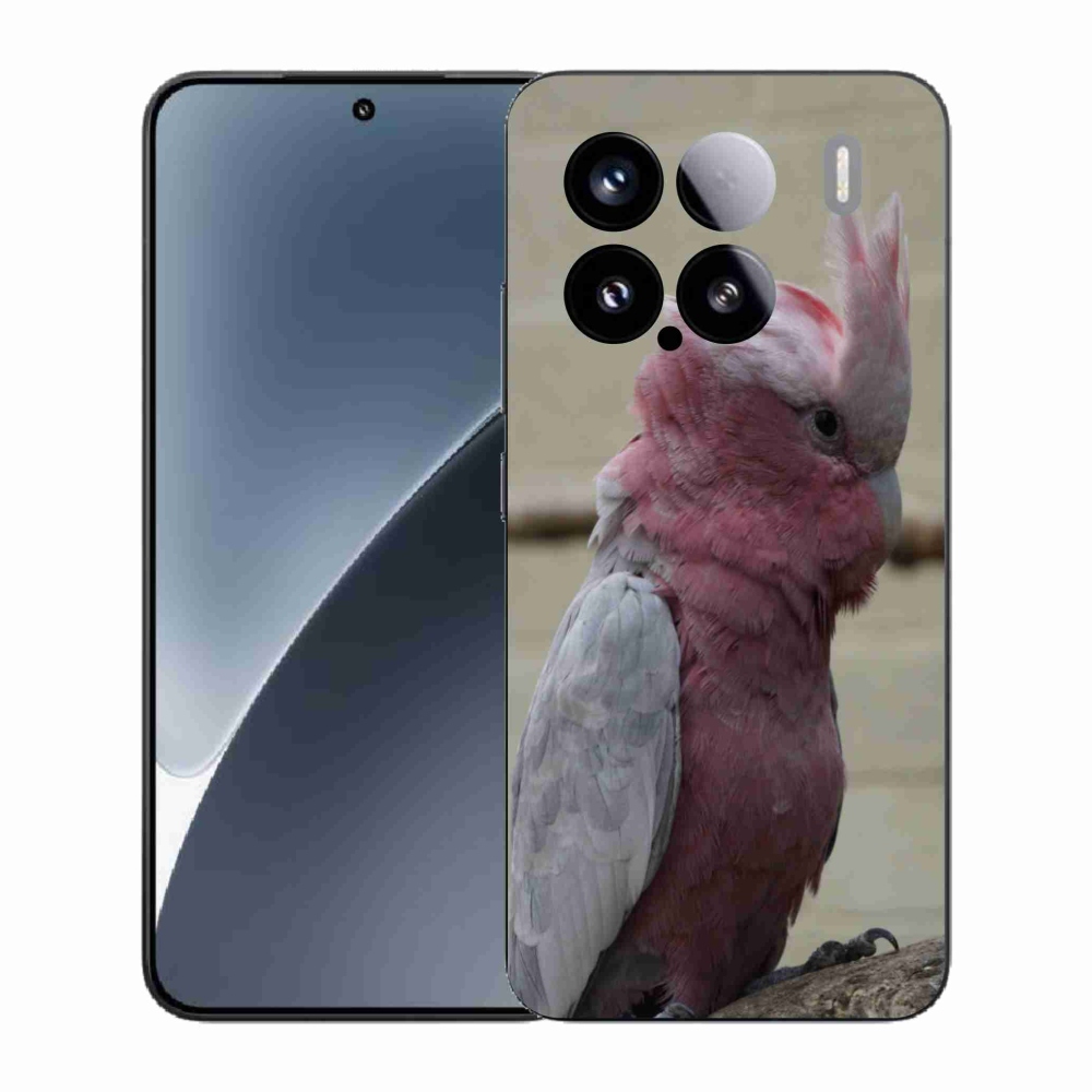 Gél borítás mmCase a Xiaomi 15-öshöz - papagáj kakadu rózsaszínű