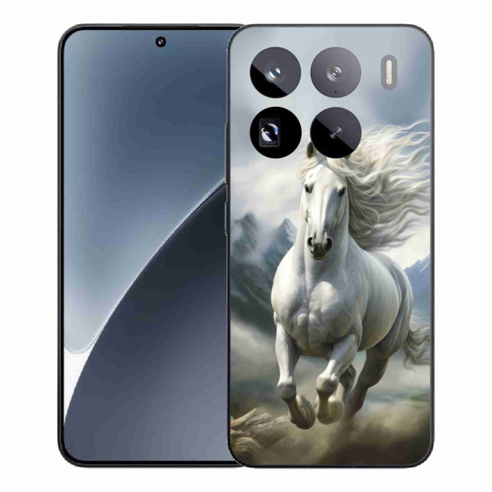 Gél borító mmCase a Xiaomi 15 Pro - futó fehér ló 3