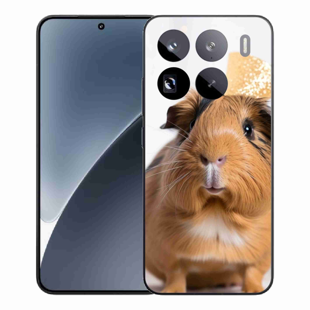 Gél borítás mmCase a Xiaomi 15 Pro számára - barna tengerimalac