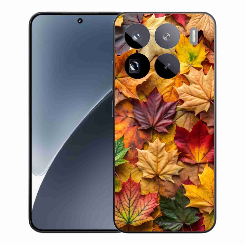 Gél borítás mmCase a Xiaomi 15 Pro-hoz - juharlevelek 2