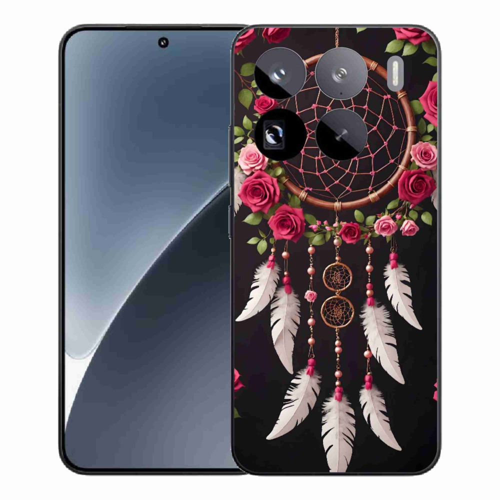 Gél borítás mmCase a Xiaomi 15 Pro számára - álomfogó rózsákkal