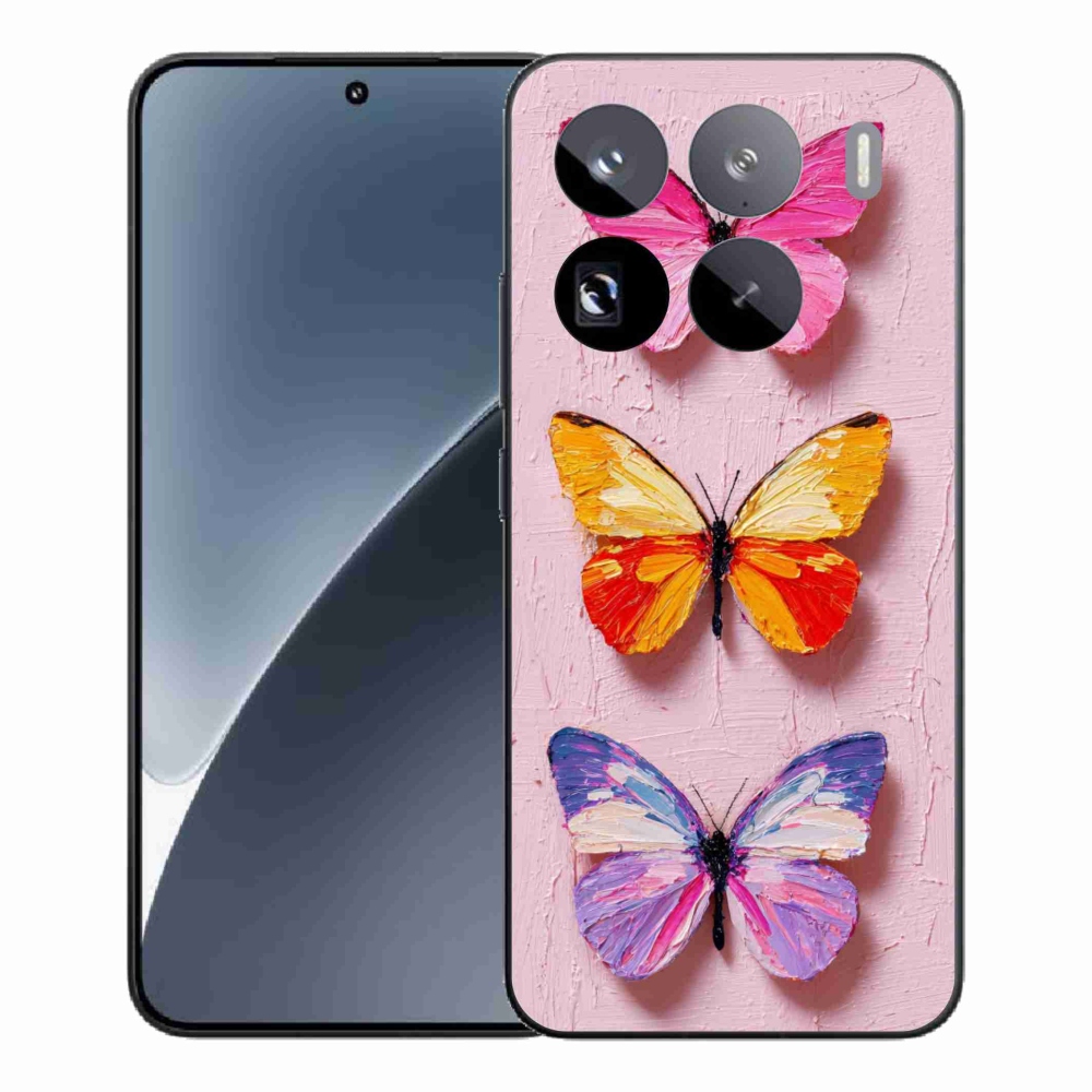 Gél borítás mmCase a Xiaomi 15 Pro számára - pillangó szentháromság