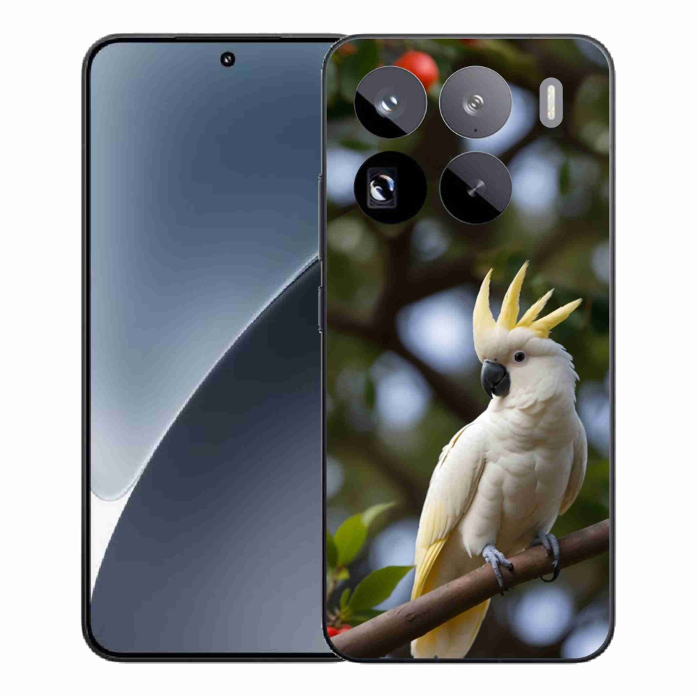 Gél borítás mmCase a Xiaomi 15 Pro-hoz - papagáj kakadu 3