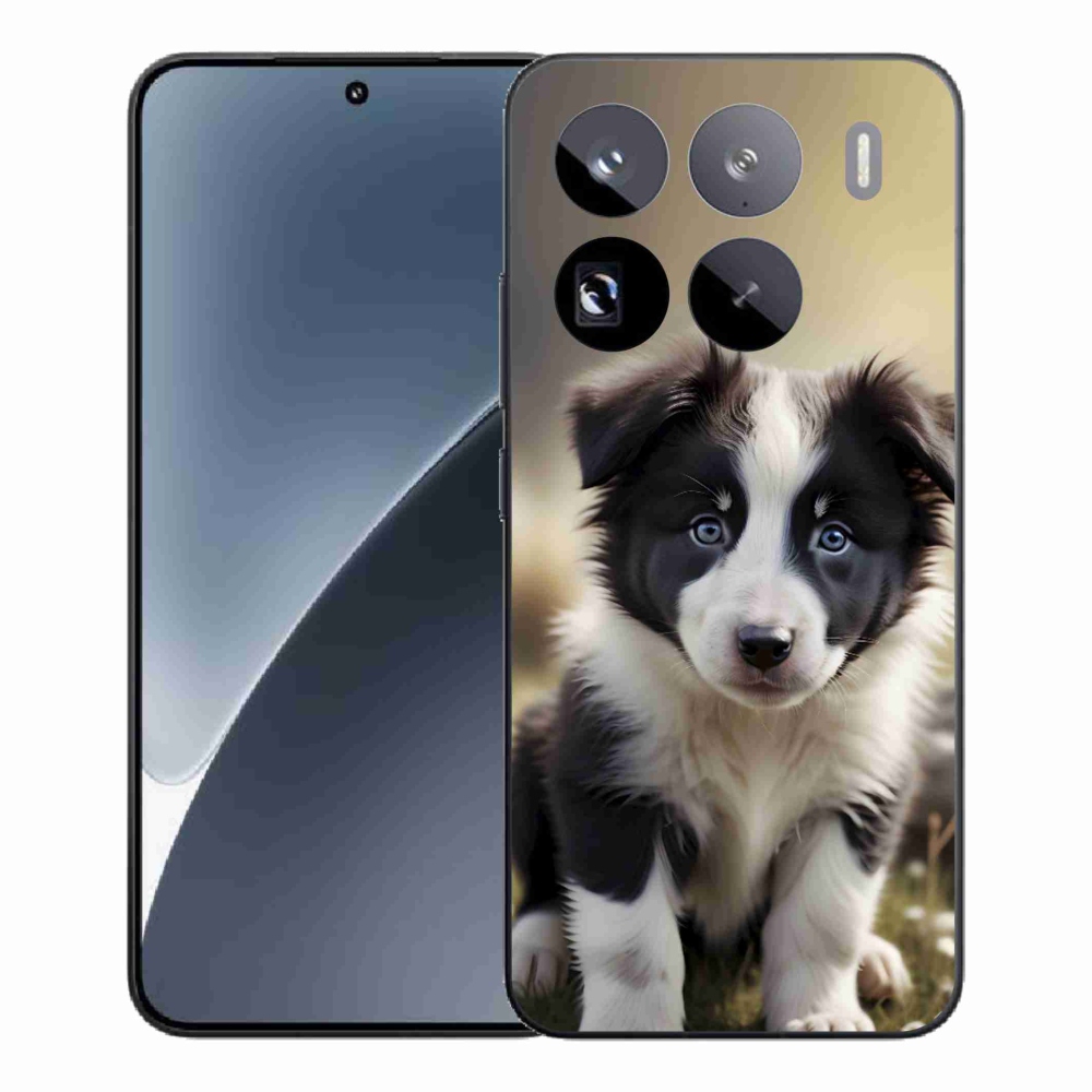 Gél borítás mmCase a Xiaomi 15 Pro-hoz - aranyos border collie