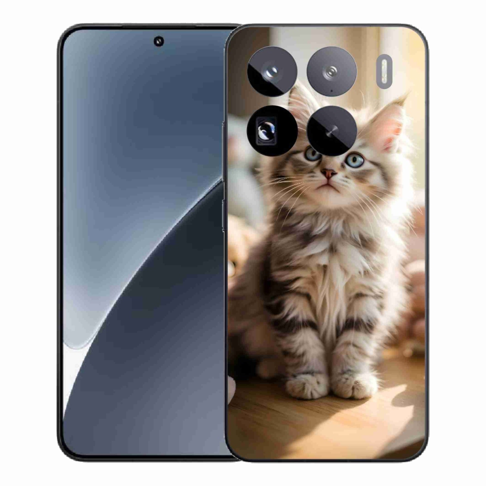 Gél borítás mmCase a Xiaomi 15 Pro számára - aranyos cica 10