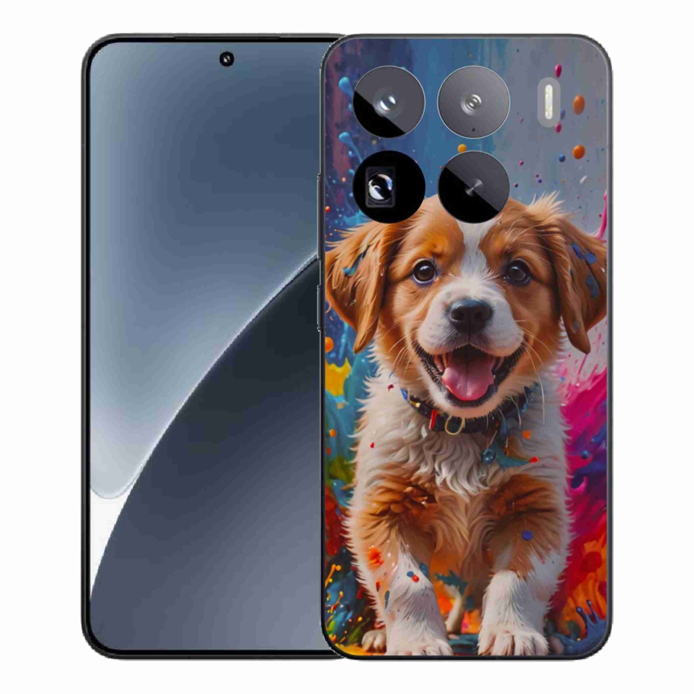 Gél borítás mmCase a Xiaomi 15 Pro számára - aranyos kiskutya 3