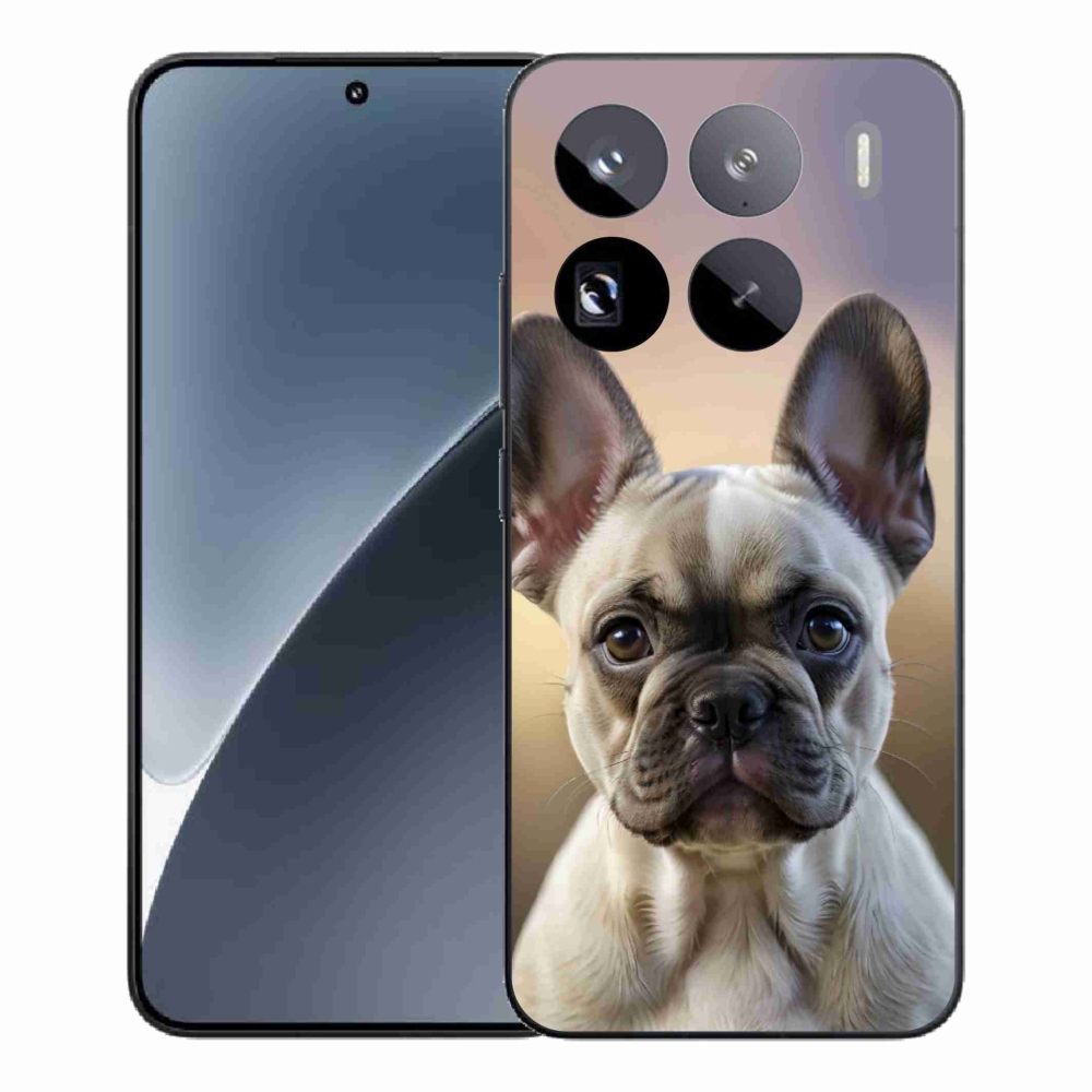 Gél borítás mmCase a Xiaomi 15 Pro számára - aranyos francia bulldog