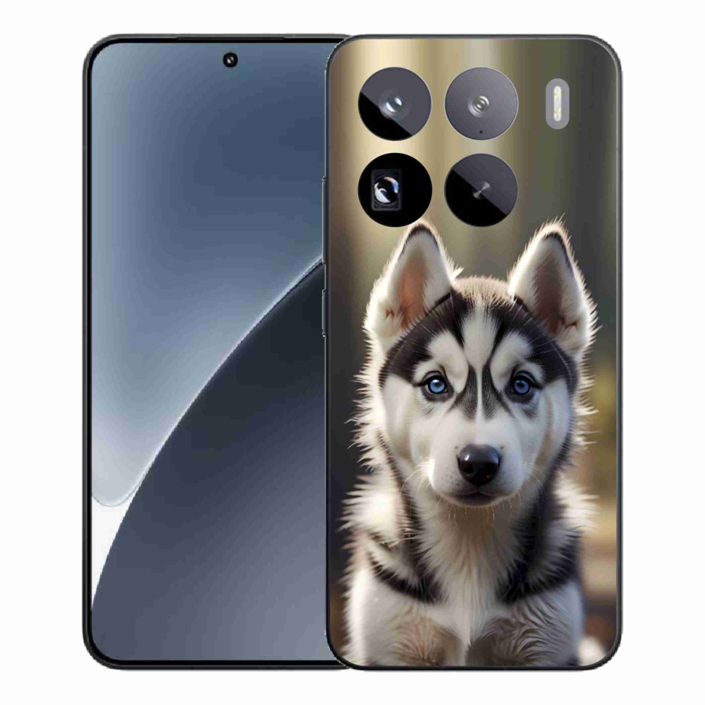 Gél borítás mmCase a Xiaomi 15 Pro számára - aranyos szibériai husky