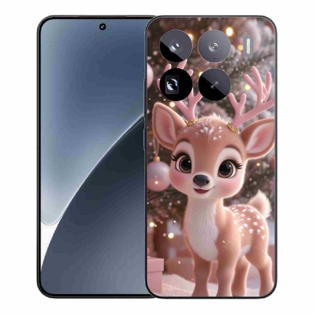 Gél borítás mmCase a Xiaomi 15 Pro számára - aranyos rénszarvas