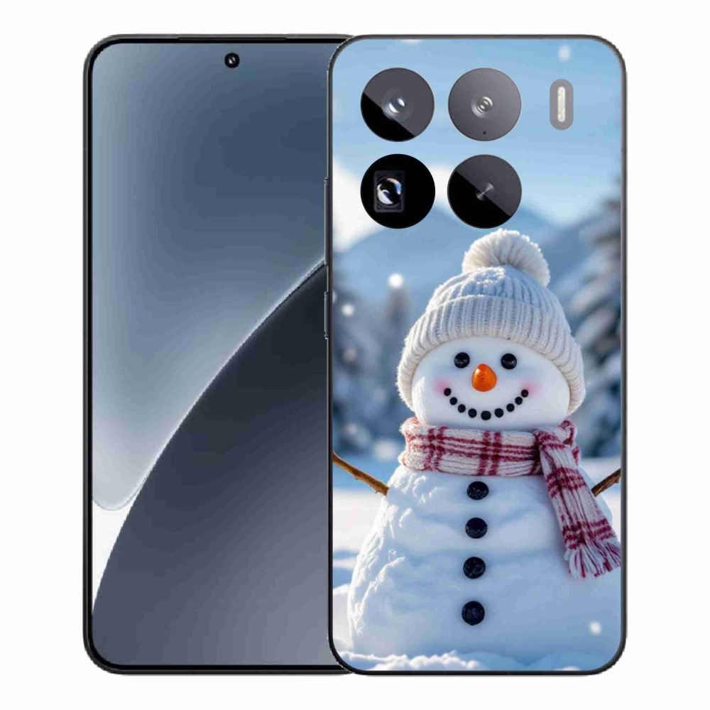 Gél borítás mmCase a Xiaomi 15 Pro számára - hóember 3