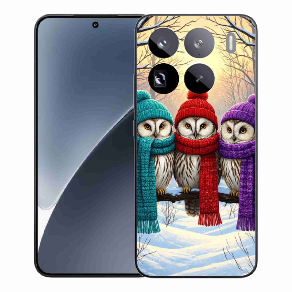 Gél borítás mmCase a Xiaomi 15 Pro-hoz - bagoly barátok