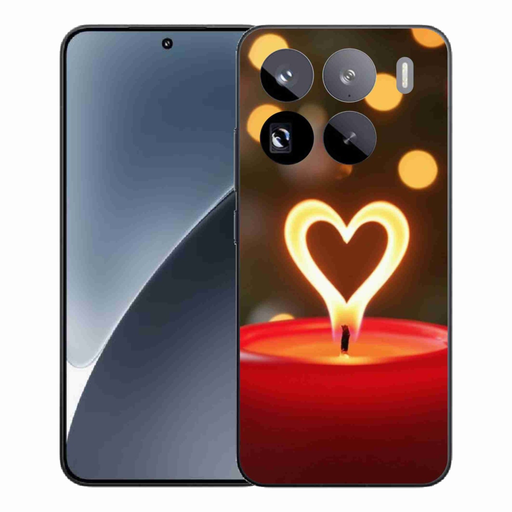 Gél borítás mmCase a Xiaomi 15 Pro-hoz - láng szíve