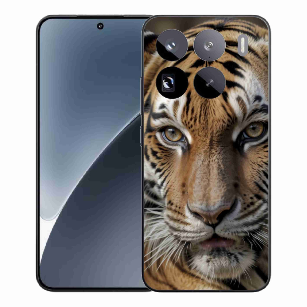Gél borítás mmCase a Xiaomi 15 Pro számára - tigris nézet