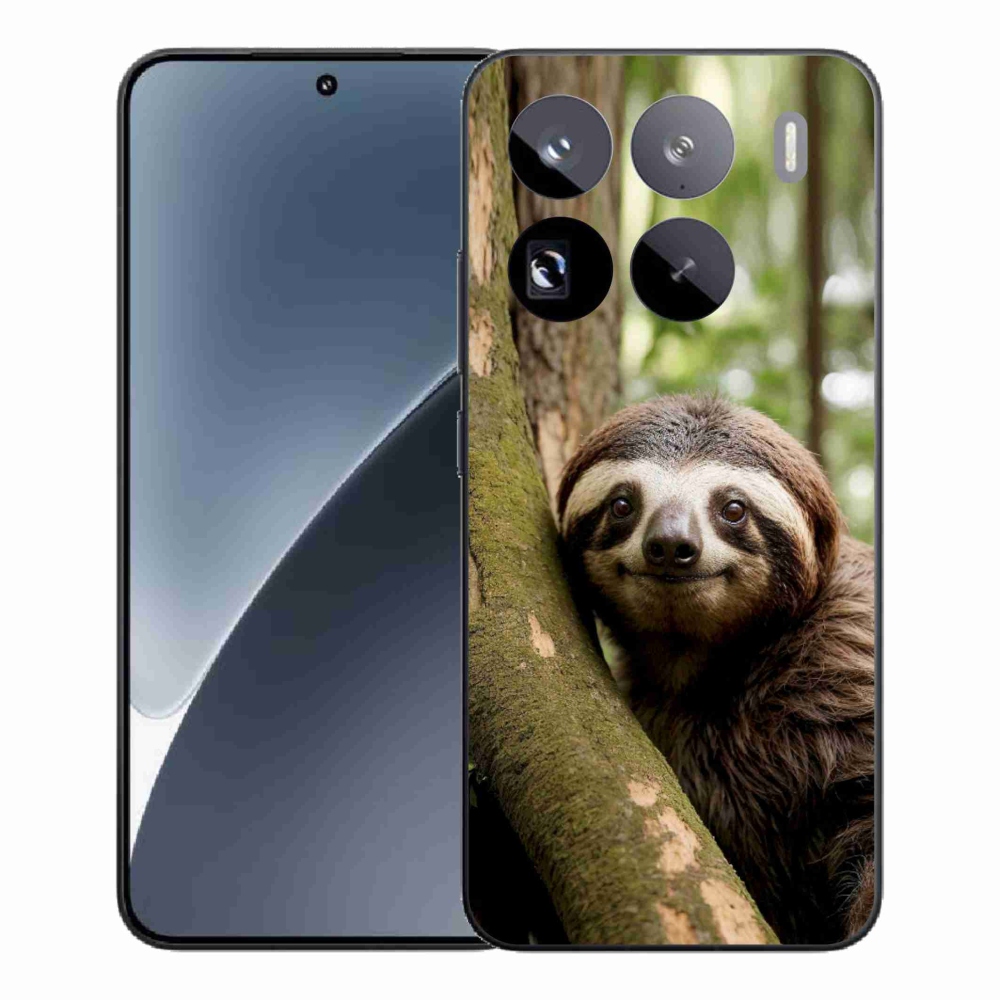 Gél borítás mmCase a Xiaomi 15 Pro-hoz - mosolygó lajhár