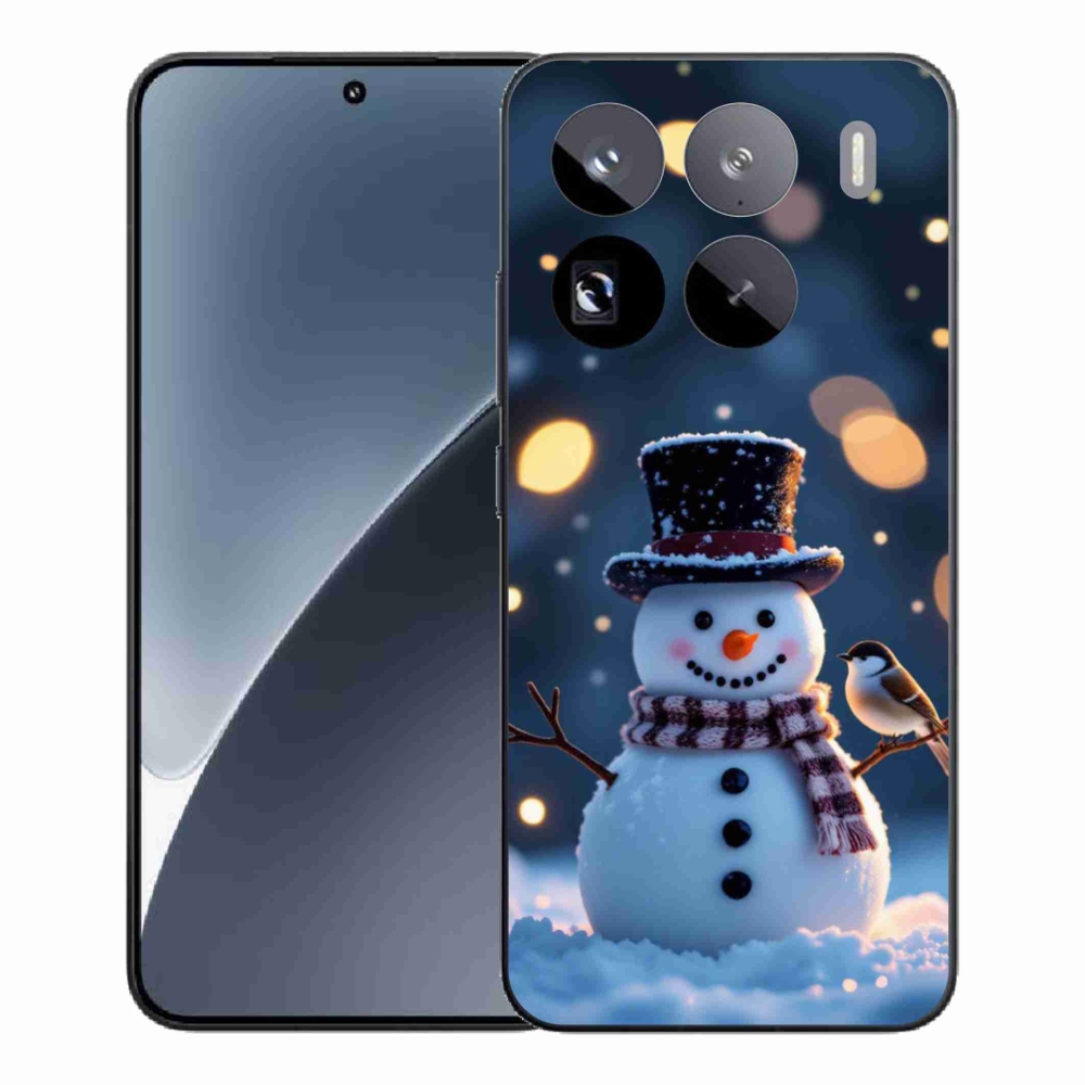 Gél borítás mmCase a Xiaomi 15 Pro-hoz - Karácsonyi hóember