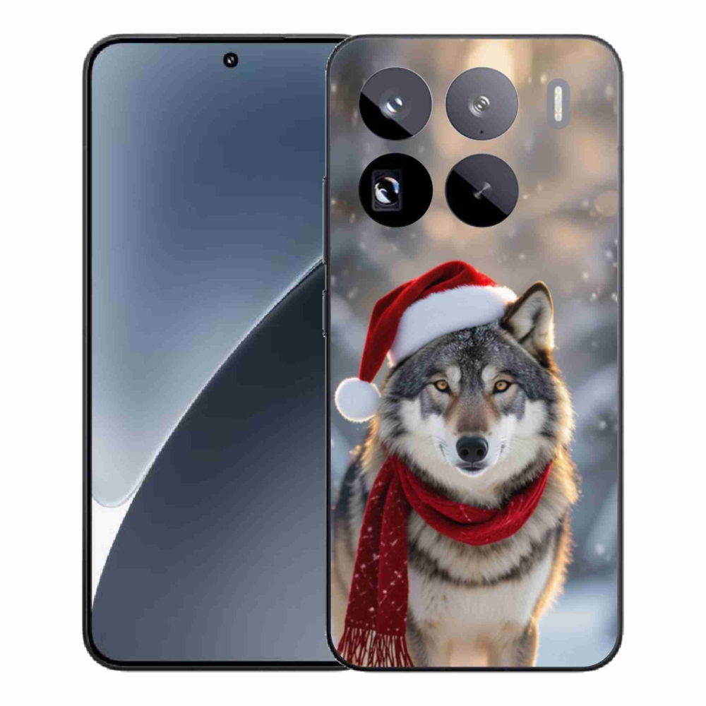 Gél borítás mmCase a Xiaomi 15 Pro-hoz - Karácsonyi farkas