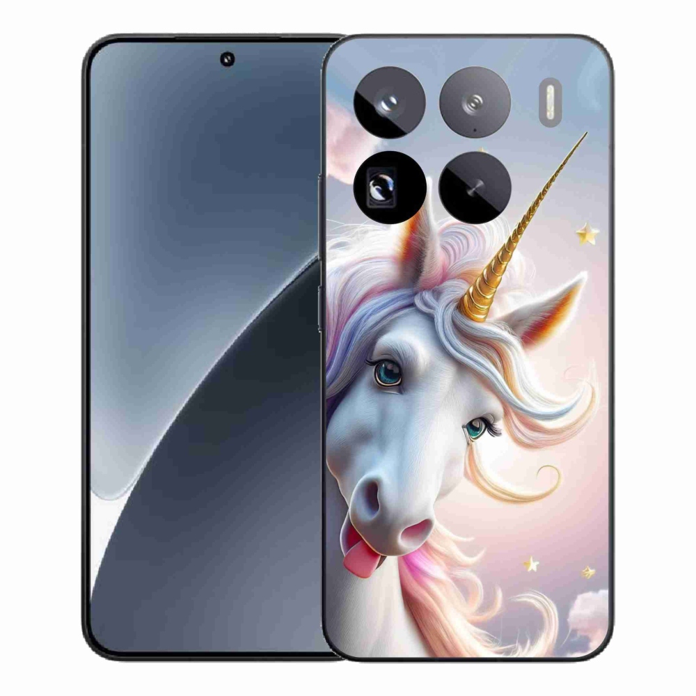 Gél borítás mmCase a Xiaomi 15 Pro számára - vidám egyszarvú