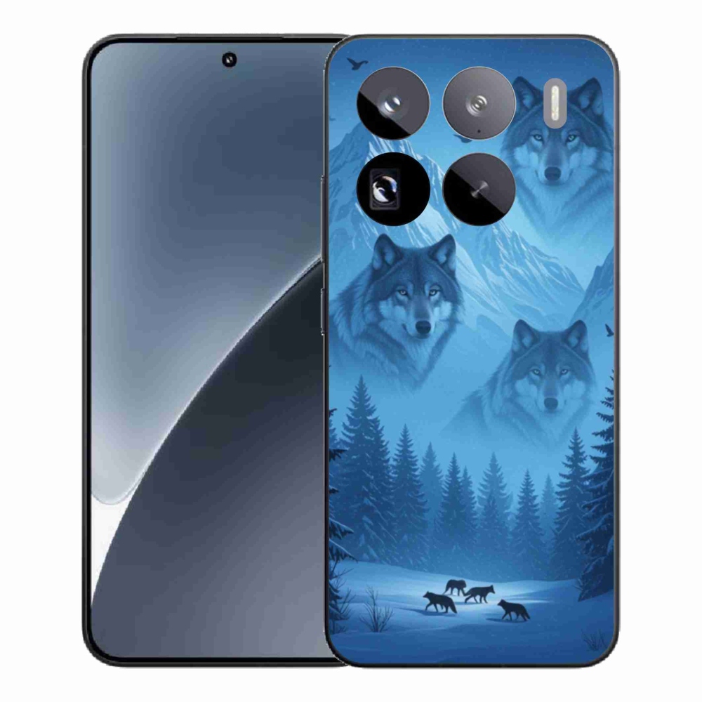 Zselés borítás mmCase a Xiaomi 15 Pro-hoz - farkas csomag