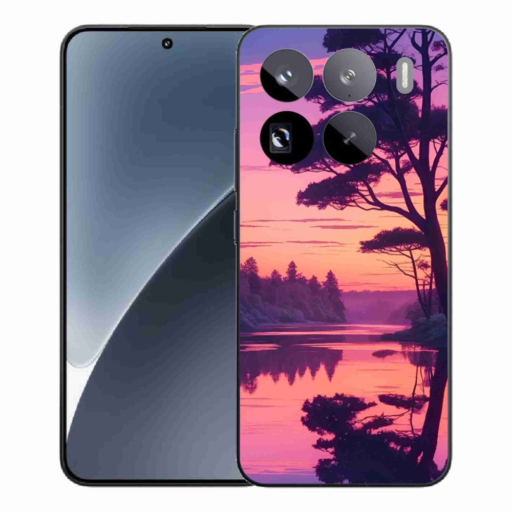 Gél borítás mmCase a Xiaomi 15 Pro számára - naplemente a tó felett