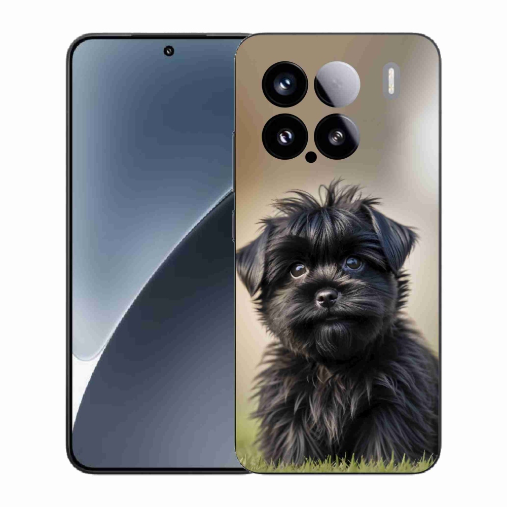 Gél borítás mmCase a Xiaomi 15-hez - aranyos fekete kutya