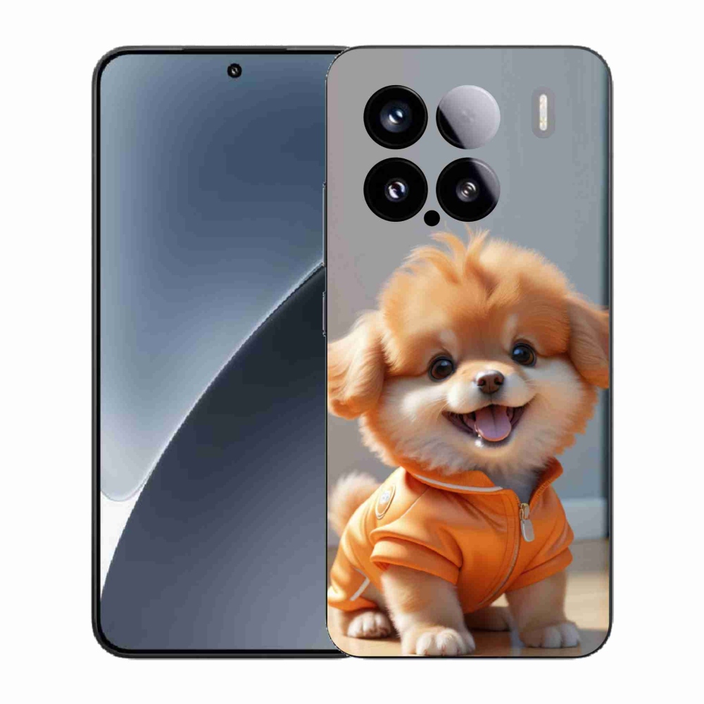 Gél borítás mmCase a Xiaomi 15-öshöz - aranyos pomerániai pulóverben