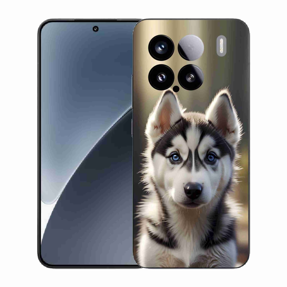 Gél borító mmCase a Xiaomi 15-öshöz - aranyos szibériai husky