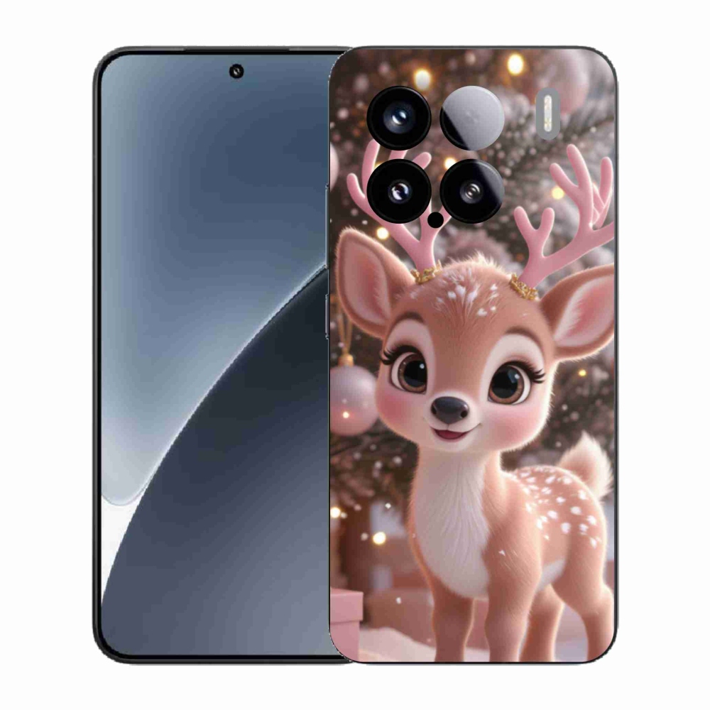 Gél borító mmCase a Xiaomi 15-öshöz - aranyos rénszarvas