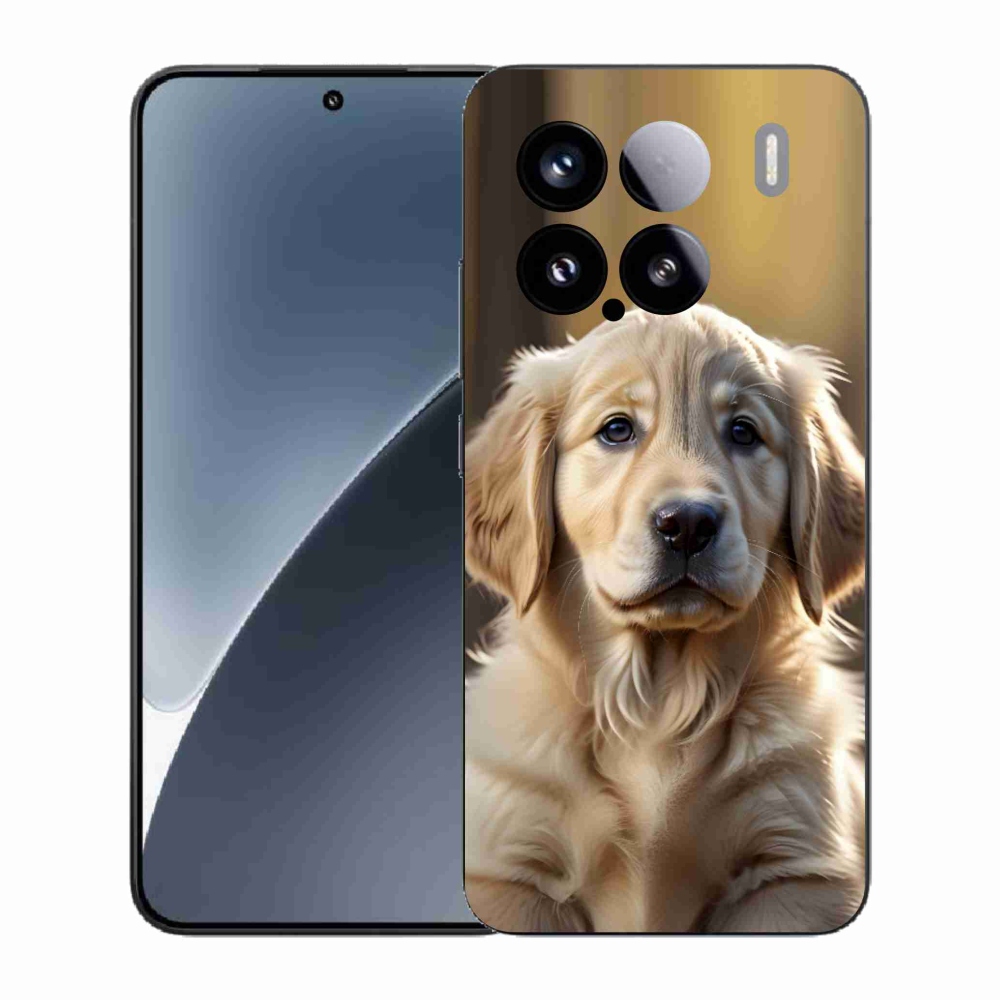 Gél borító mmCase a Xiaomi 15-hez - aranyos arany retriever