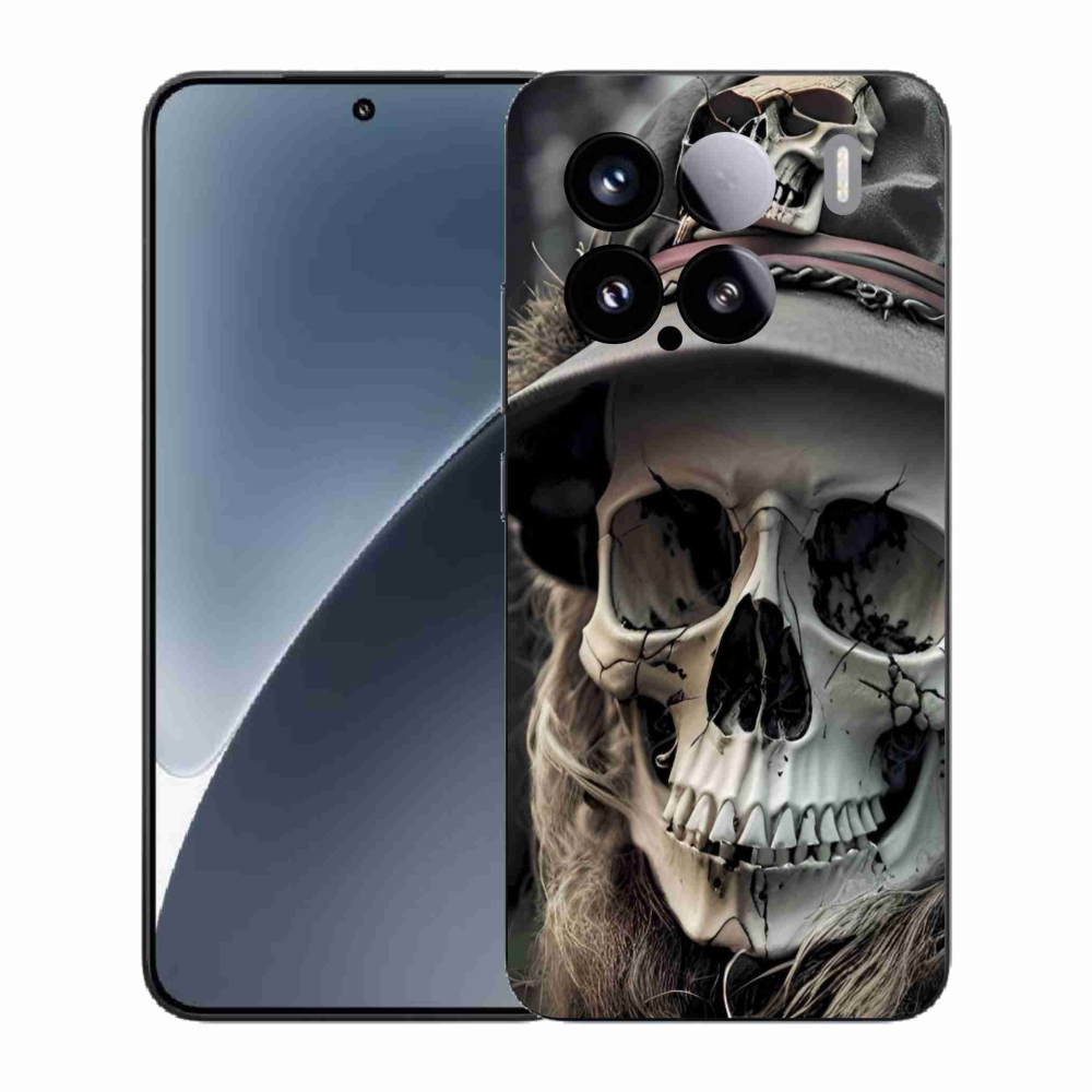 Gél borítás mmCase a Xiaomi 15-öshöz - sötét koponya