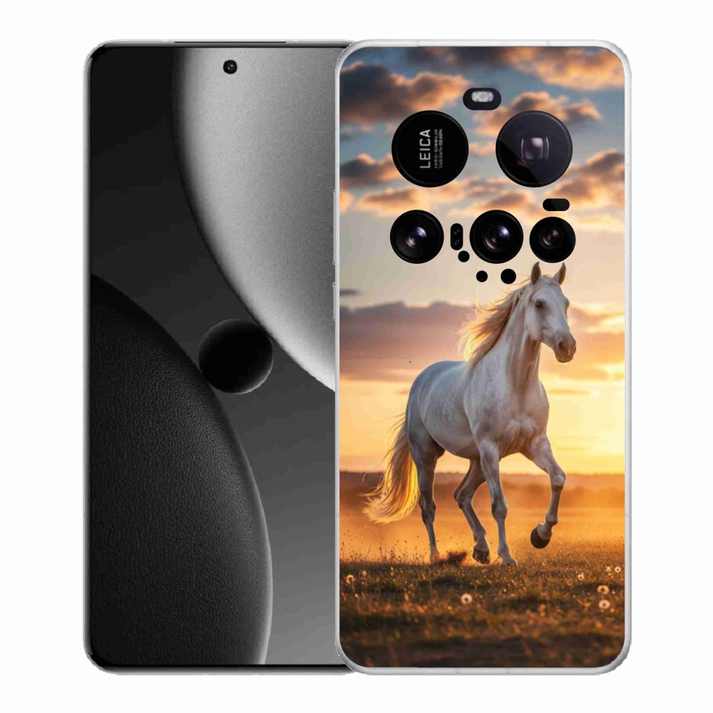 Gél borító mmCase a Xiaomi 15 Ultra - futó fehér ló 2