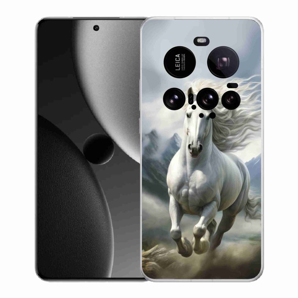 Gél borító mmCase a Xiaomi 15 Ultra - futó fehér ló 3