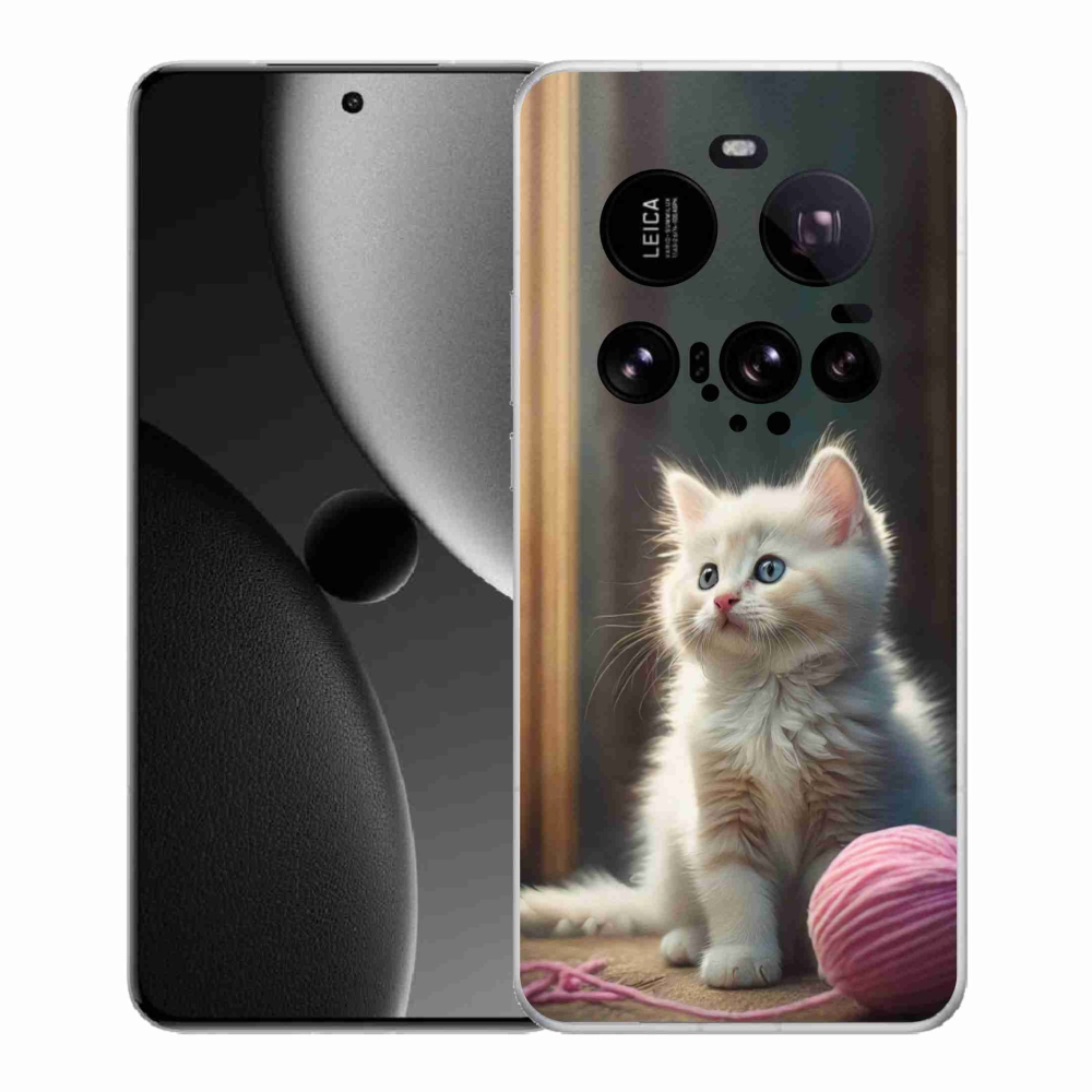 Gél borítás mmCase a Xiaomi 15 Ultra - fehér cica 2