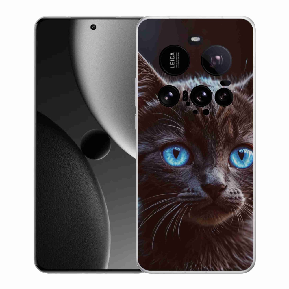 Gél borítás mmCase a Xiaomi 15 Ultra - fekete cica 2