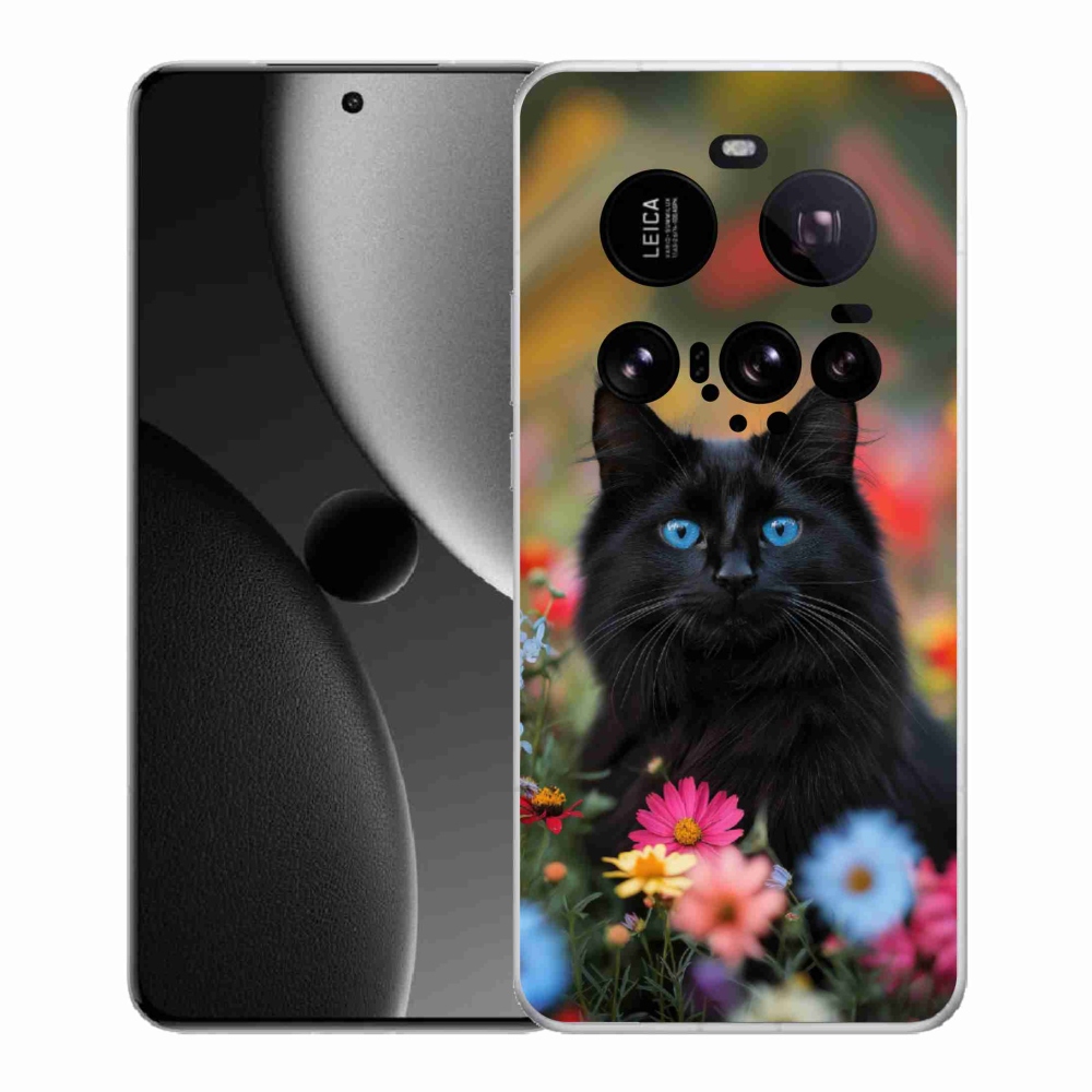 Gél borítás mmCase a Xiaomi 15 Ultra - fekete cica 4