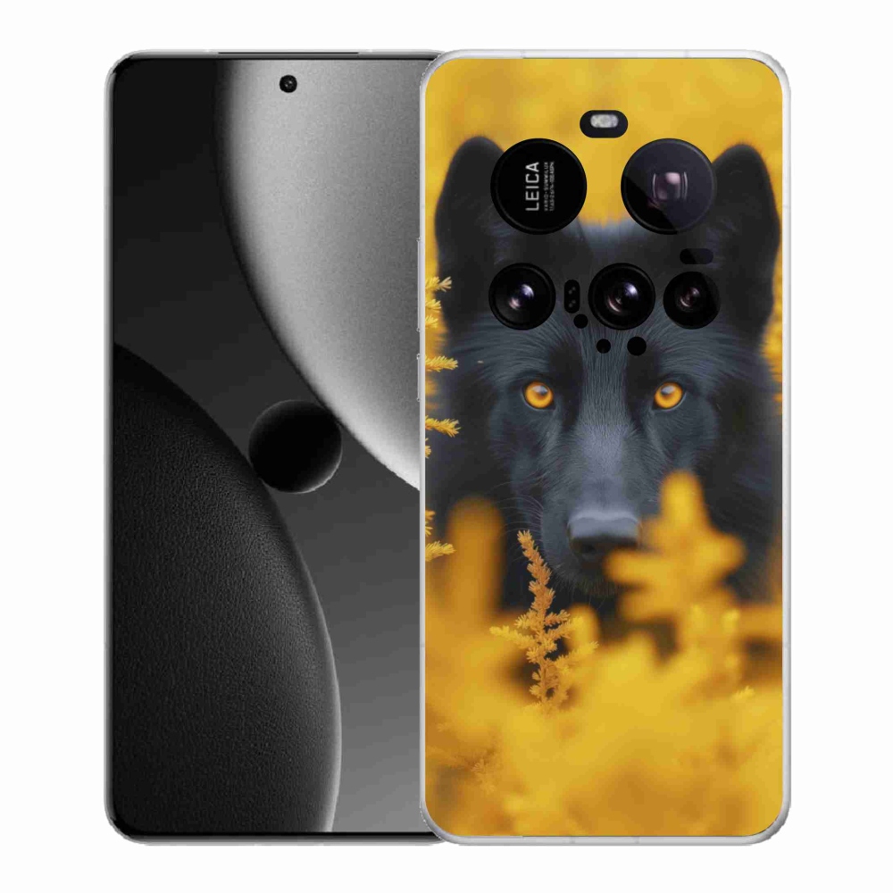 Gél borítás mmCase a Xiaomi 15 Ultra - fekete farkas 2
