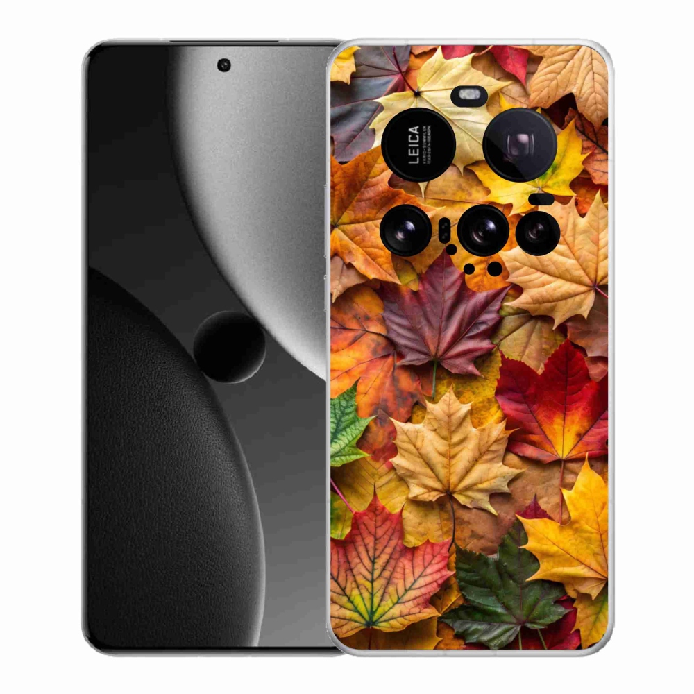 Gél borító mmCase a Xiaomi 15 Ultra - juharlevelek 2