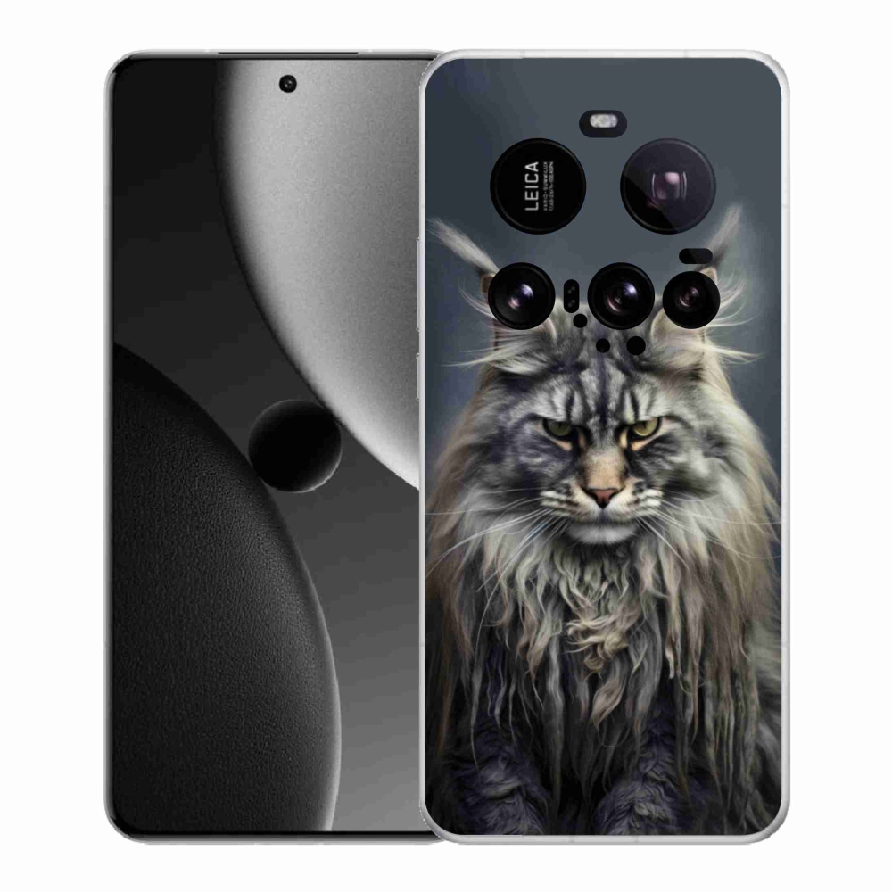 Gél borítás mmCase a Xiaomi 15 Ultra számára - macskaszem nézet 4