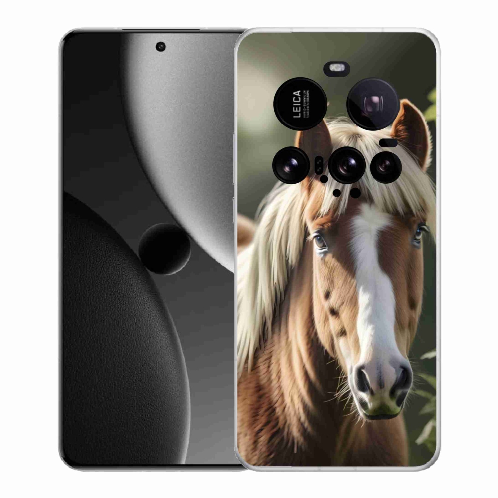 Gél borítás mmCase a Xiaomi 15 Ultra számára - ló könnyű sörénnyel