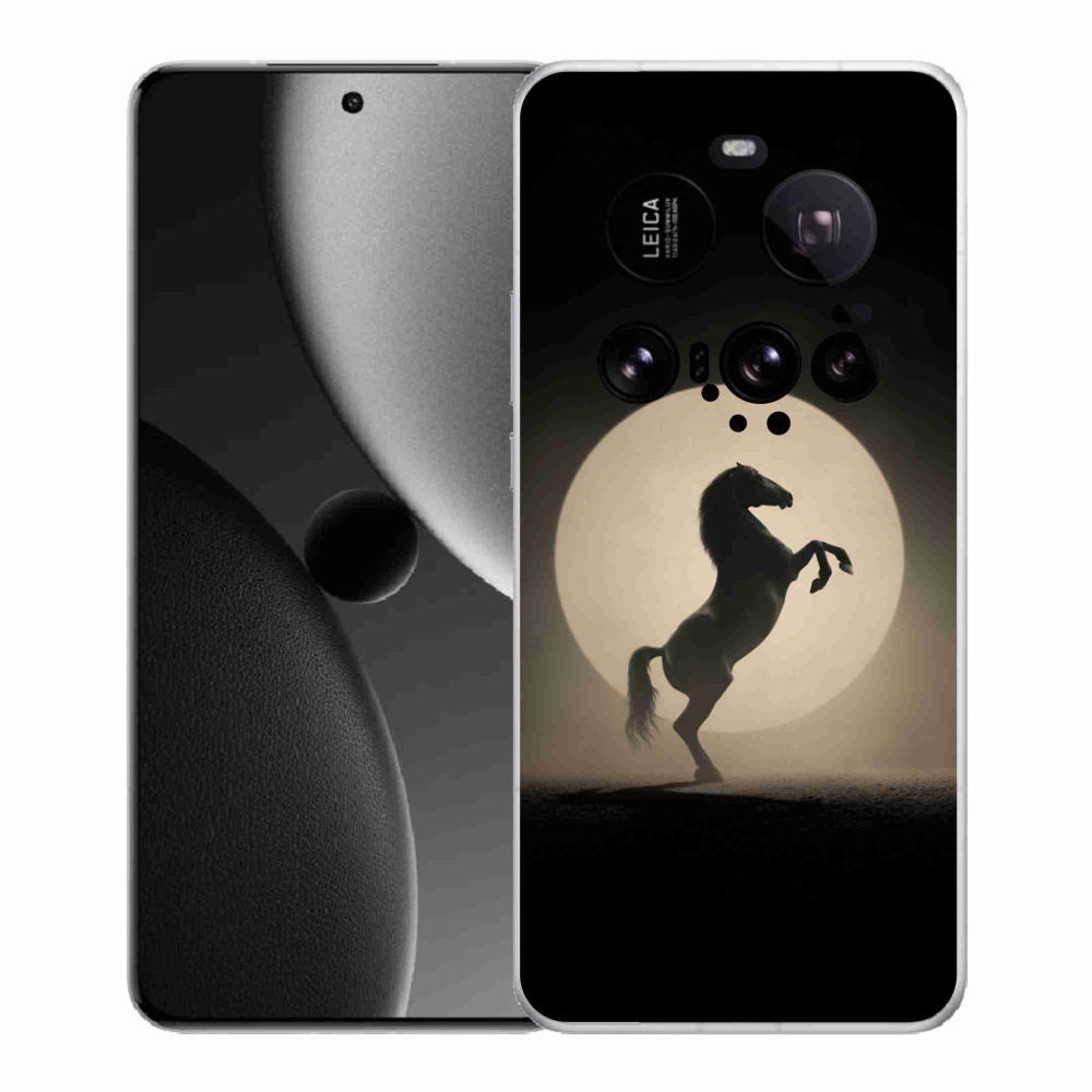 Gél borítás mmCase a Xiaomi 15 Ultra számára - ló sziluettben