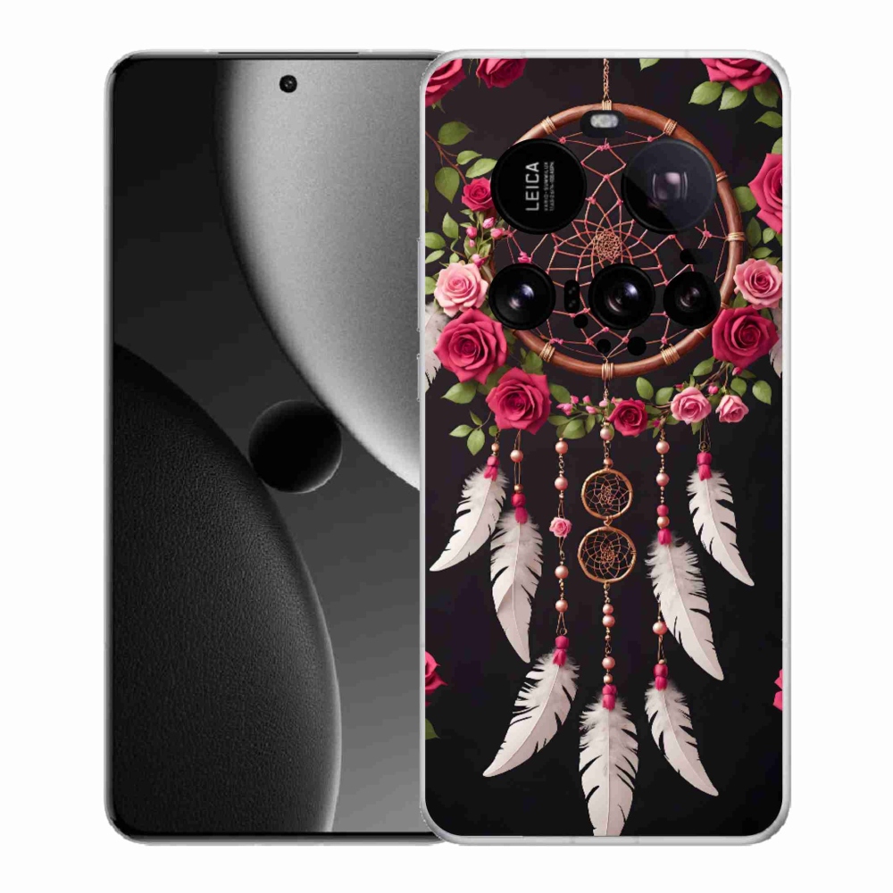 Gél borító mmCase a Xiaomi 15 Ultra számára - álomfogó rózsákkal