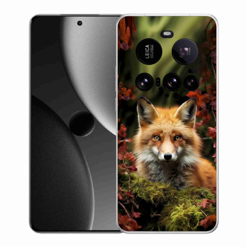 Gél borítás mmCase a Xiaomi 15 Ultra számára - róka az erdőben