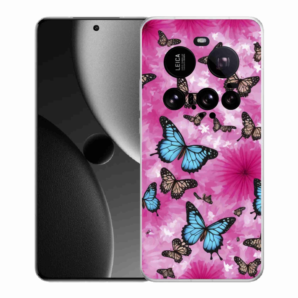 Gél borítás mmCase a Xiaomi 15 Ultra számára - pillangókert