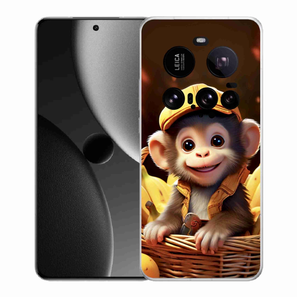 Gél borítás mmCase a Xiaomi 15 Ultra - majom a kosárban