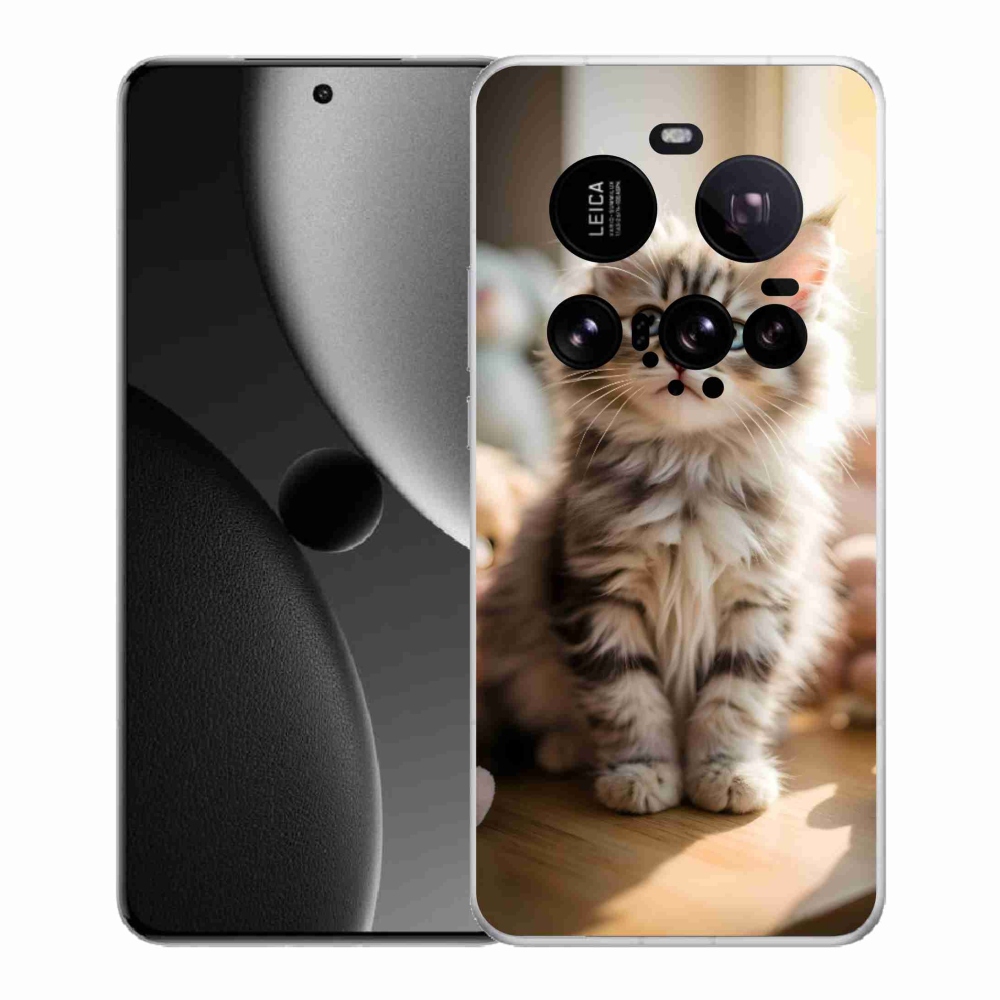 Gél borító mmCase a Xiaomi 15 Ultra számára - aranyos cica 10