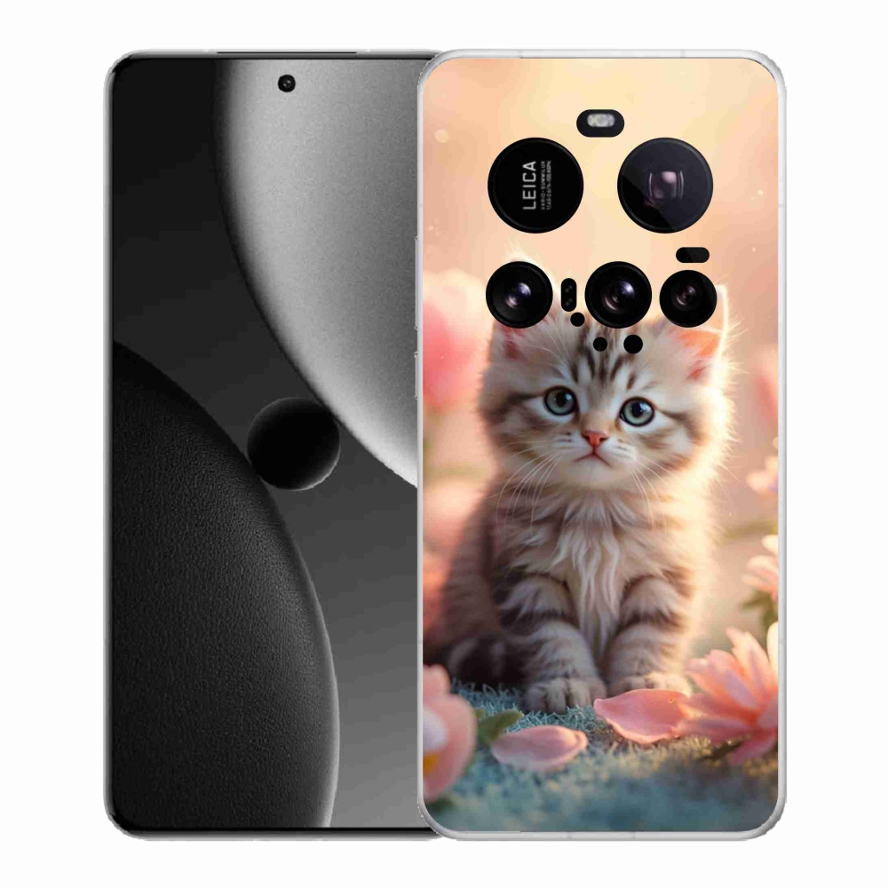 Gél borítás mmCase a Xiaomi 15 Ultra számára - aranyos cica 8