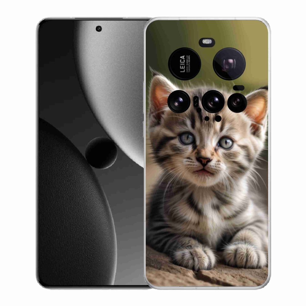 Gél borítás mmCase a Xiaomi 15 Ultra számára - aranyos cica 9