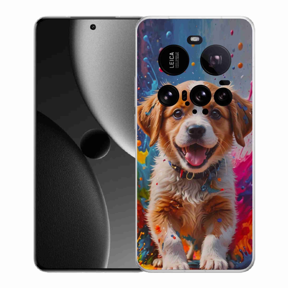 Gél borítás mmCase a Xiaomi 15 Ultra számára - aranyos kiskutya 3
