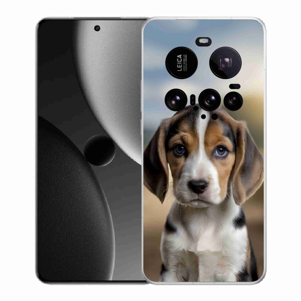 Gél borítás mmCase a Xiaomi 15 Ultra számára - aranyos beagle
