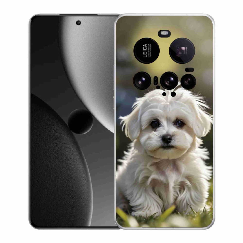 Gél borítás mmCase a Xiaomi 15 Ultra számára - aranyos máltai kutya