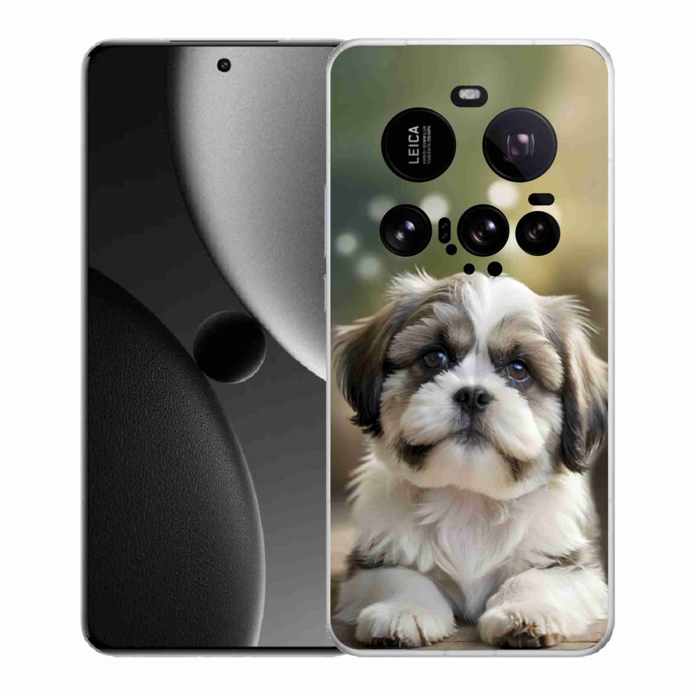 Gél borítás mmCase a Xiaomi 15 Ultra számára - aranyos shih-tzu